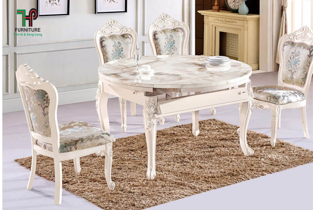 bàn ghế ăn tân cổ điển (2)