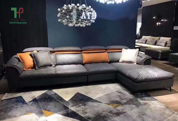 sofa góc nhập lông ngỗng