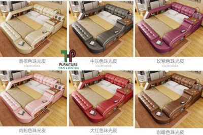 Giường ngủ có ghế massage