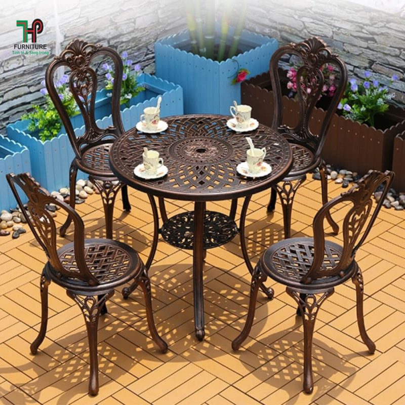 bàn ghế ngồi thư giản ngoài trời nhập khẩu